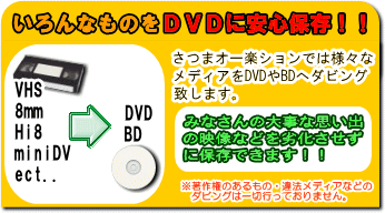������ʥ�ǥ�����DVD�˰�����¸���ޤ���